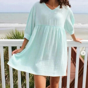 Simply Southern • Cotton Gauze 3/4 Sleeve Dress